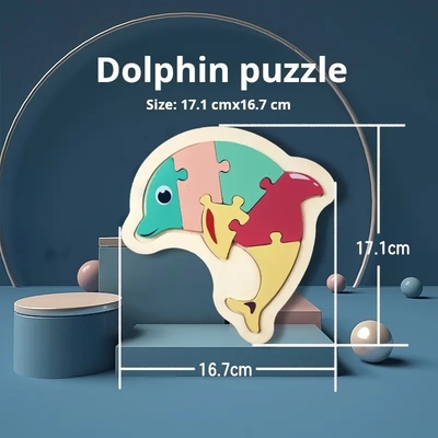 Children's Wooden Entry-level Simple and Advanced Puzzle Puzzle,Children's Intelligence Development,Simple Puzzle Toys
