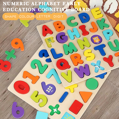 Wooden Puzzle Toys Montessori Educational Toy for Kids Learning 2024 Children Baby Kindergarten Toys Learning Resources