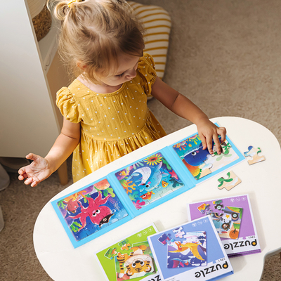 Wholesale Educational Montessori Animal Puzzles Kids' Paper Jigsaw Toys for Toddlers Aged 3+ Years Wholesale