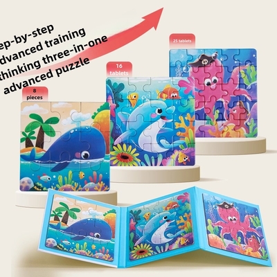 Wholesale Educational Montessori Animal Puzzles Kids' Paper Jigsaw Toys for Toddlers Aged 3+ Years Wholesale