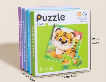 Wholesale Educational Montessori Animal Puzzles Kids' Paper Jigsaw Toys for Toddlers Aged 3+ Years Wholesale