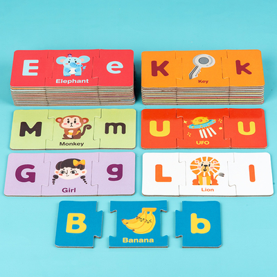 Educational Toy Intelligence Letters/traffic Cognition Puzzle Wooden Numbers Matching Puzzle