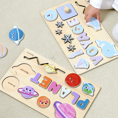 Multifunctional Unisex Educational Busy Board Wooden Puzzle Toys Child's Manual Unlocking Puzzle En71 Certified