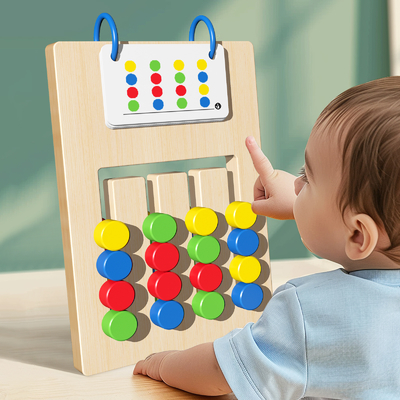 New Montessori Children Educational Game Toy Color Matching Game for Brain Intelligence