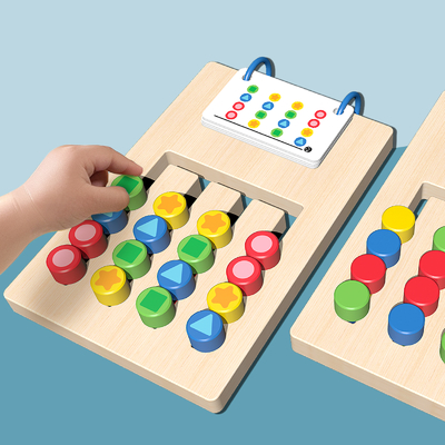 New Montessori Children Educational Game Toy Color Matching Game for Brain Intelligence