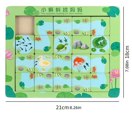Puzzle Toys Finding Routes Kids Board Game Custom 3d Puzzle Board Wooden Toys Children Thinking Logic Training Toy