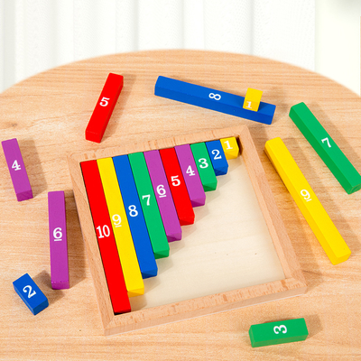 Montessori Mathematics Math Teaching Aids Kids Preschool Education Toys Wooden Math Learning Toys