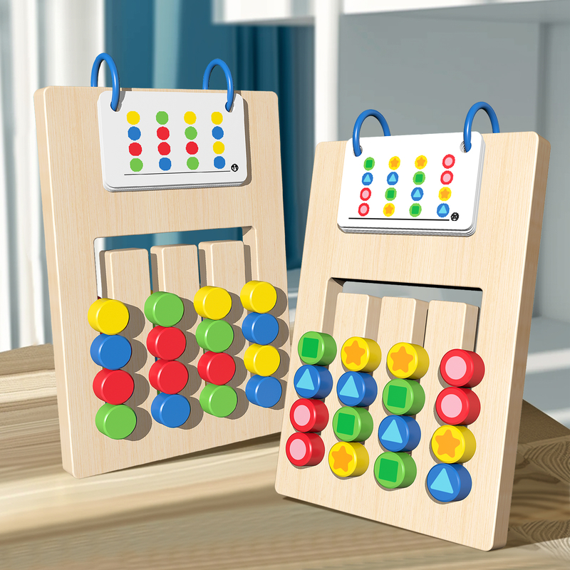 New Montessori Children Educational Game Toy Color Matching Game for Brain Intelligence