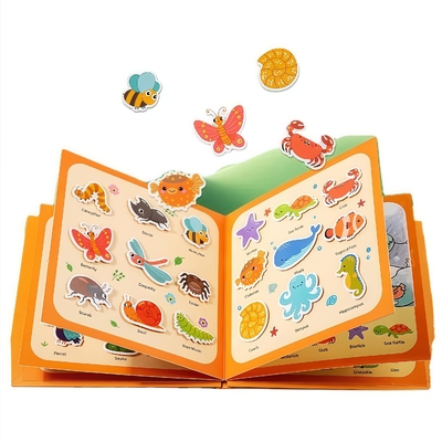 New Factory Directly 2 in One Reusable Water Mess Free Coloring Book With Puzzle Travel Funny Baby Toys for Kids Ages 3+